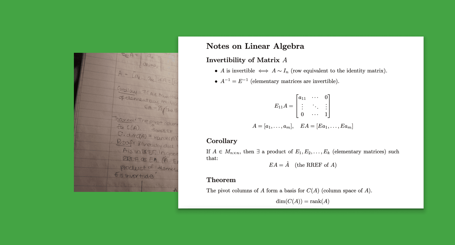 Handwriting to LaTeX: Convert Your Notes Instantly