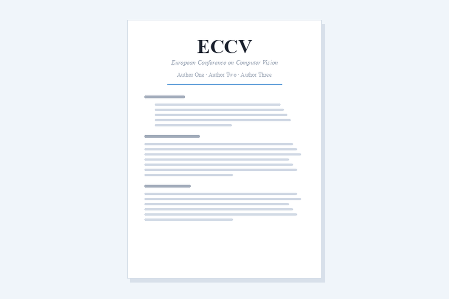 ECCV LaTeX template