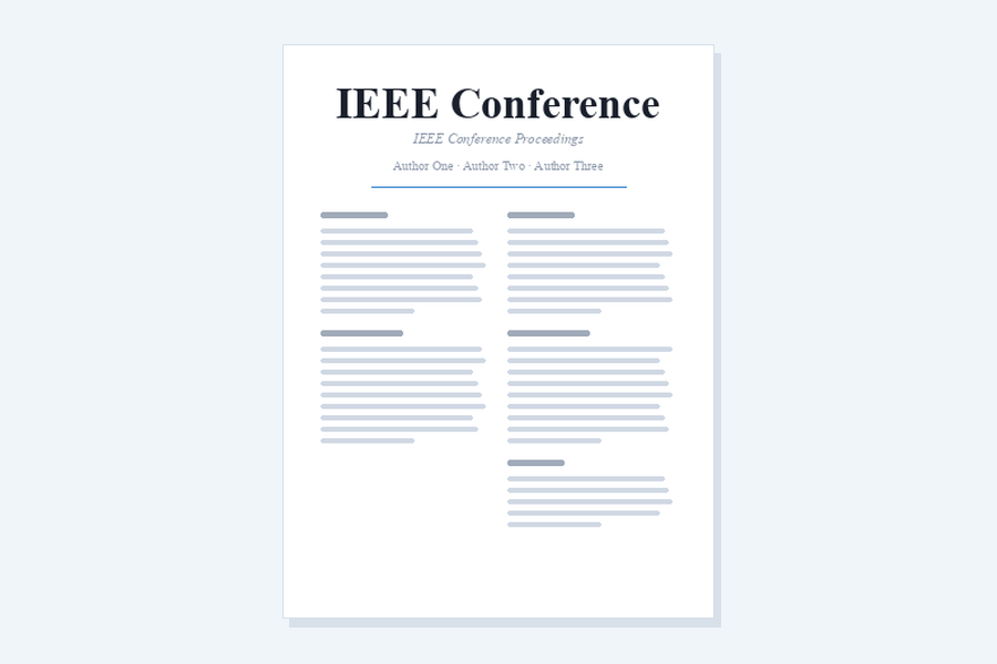 IEEE Conference LaTeX template