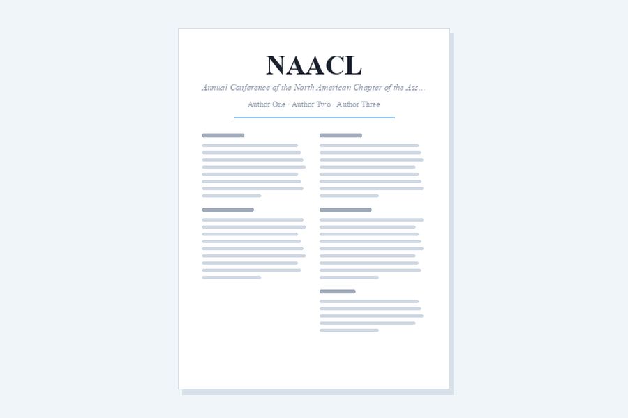 NAACL LaTeX template