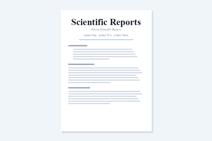 Scientific Reports LaTeX template
