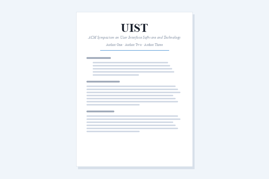 UIST LaTeX template
